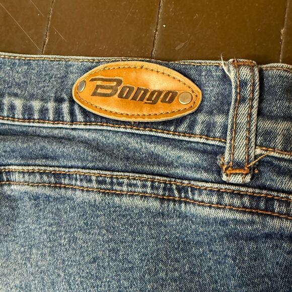 Vintage Bongo Womens Jeans Size 11 Flare Bootcut Embroidered 90s Tribal Y2K - Picture 9 of 10